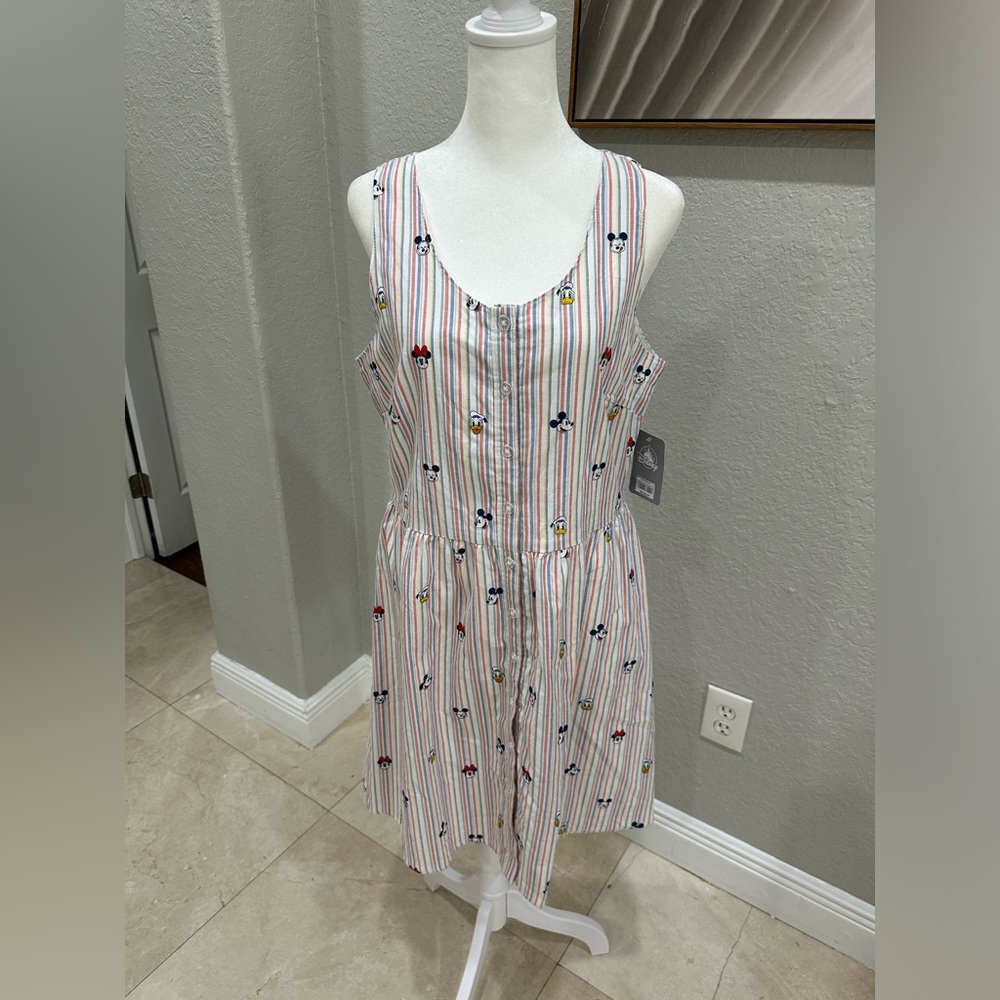 Adorable Disney Character Dress. Mickey, Minnie, & Donald New with Tags.